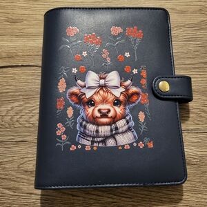 Kids Cute Cow Design Notebook Cover